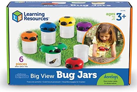 Primary Science™ Big View Bug Jars, Set of 6